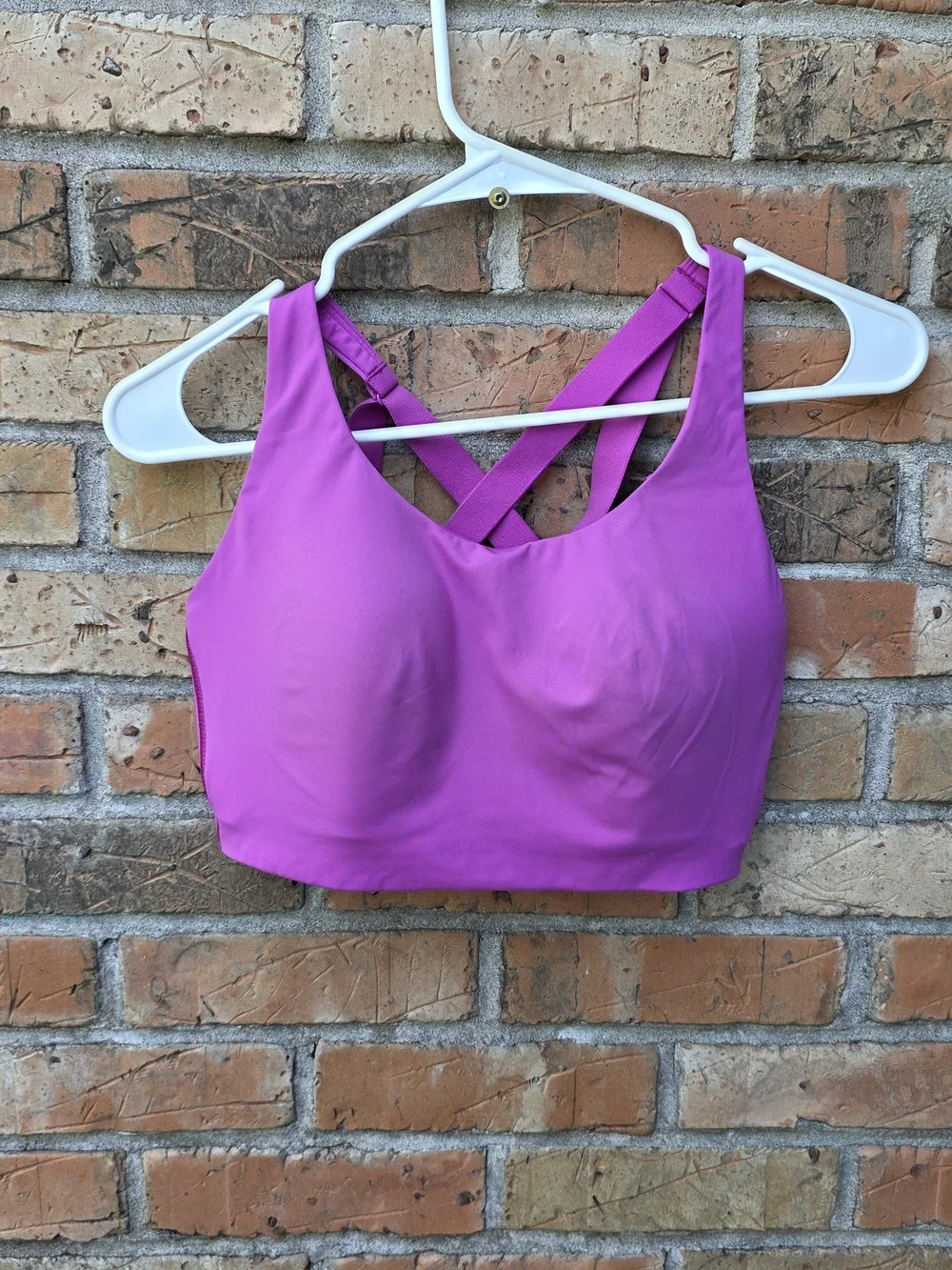 lululemon athletica Bright Magenta Crossback Sports Bra